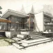 architectural-project-sketch-generative-ai-modern-building-sketch