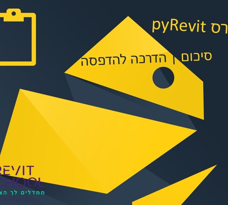 מדריך כתוב pyRevit